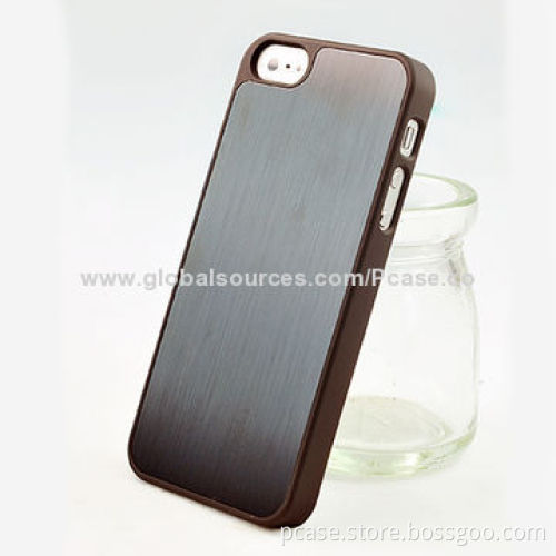 PC case for iPhone 5 with superior PC and alloy co-molded